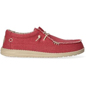 HEYDUDE - Wally Braided - Instapper - Pompeian Red - Canvas