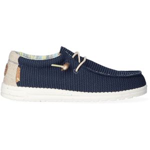HEYDUDE Wally Eco Stretch Instappers Orion Blue | Blauw | Maat 40 | HD40008-4MT