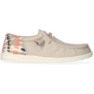 HEYDUDE  Instappers Heren Wally Funk  Beige  Chambray