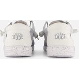 HEYDUDE Wally Sox Instappers - Grijs - Canvas - Rubber Zool - Uitneembaar Voetbed