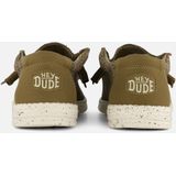 HEYDUDE - Wally Sox - Instappers - Bruin - Canvas