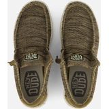 HEYDUDE - Wally Sox - Instappers - Bruin - Canvas