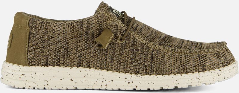 HEYDUDE - Wally Sox - Instappers - Bruin - Canvas