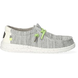 Hey Dude Wally Youth Sox Mocassin, Stone White, 12.5 UK Kind, Steen Wit