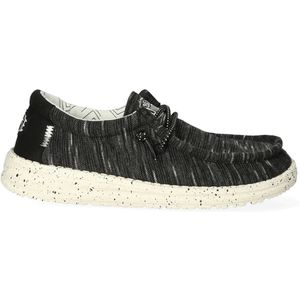 Hey Dude Wally Youth Stretch Moccasin, Zwart, 30 EU, zwart, 30 EU