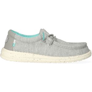 HEYDUDE Wally Youth Jongens Instappers Stretch Grey