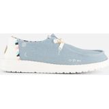 HEYDUDE Wendy Boho Instappers blauw Canvas - Dames - Maat 37