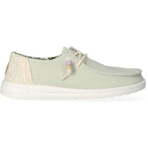 HEYDUDE Wendy Fringe Dames Instappers Sage | Groen | Maat 43 | HD40071-330