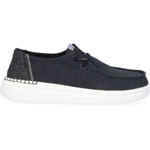 HEYDUDE - Wendy Rise - Instappers - Black - Lichtgewicht - Flexibel