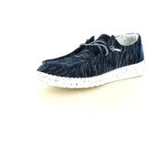 HEYDUDE Wendy Instappers blauw Canvas - Dames