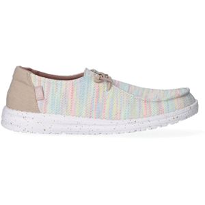 HEYDUDE Wendy Sox Dames Instappers Aurora White