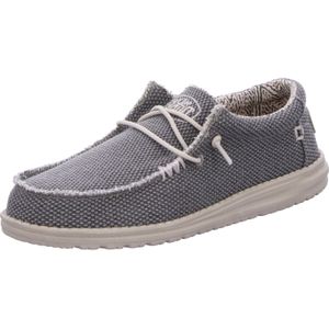 HEYDUDE Wally Braided Instappers groen Canvas - Maat 40