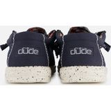 HEYDUDE Wally SOX Instappers - Blauw - Canvas - Flexibel en Wasbaar