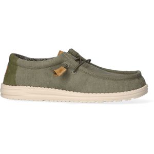 HEYDUDE Wally Corduroy Heren Schoenen - Olijf  - Wol - Foot Locker