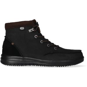 Hey Dude Bradley Boot Leather Black Wandelschoenen Heren