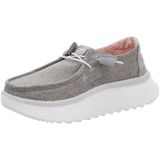 HEYDUDE - Wendy Peak Chambray - Instapper - Walnut - Ademend Chambray