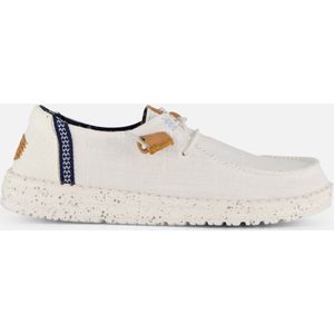 HEYDUDE - Wendy Washed Canvas - Instapper - Wit - Canvas