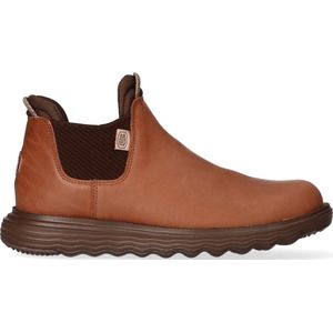 HEYDUDE - Branson Craft Leather Dames Boots Cognac