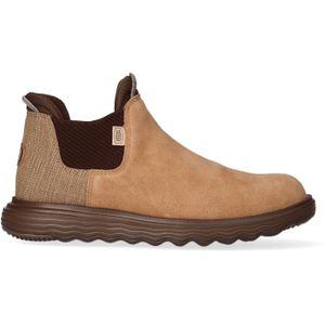 HEYDUDE Chelsea boots Dames  Cognac Textiel