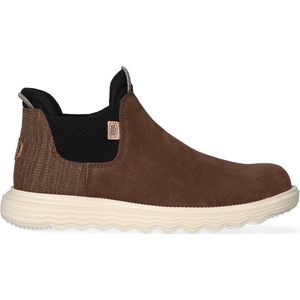 HEYDUDE Branson Suede Dames Boots Coffee