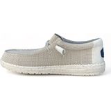 HEYDUDE Wally Sport Mesh Instapschoen - Beige Wit