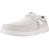 HEYDUDE Wally Sport Mesh Instapschoen - Beige Wit