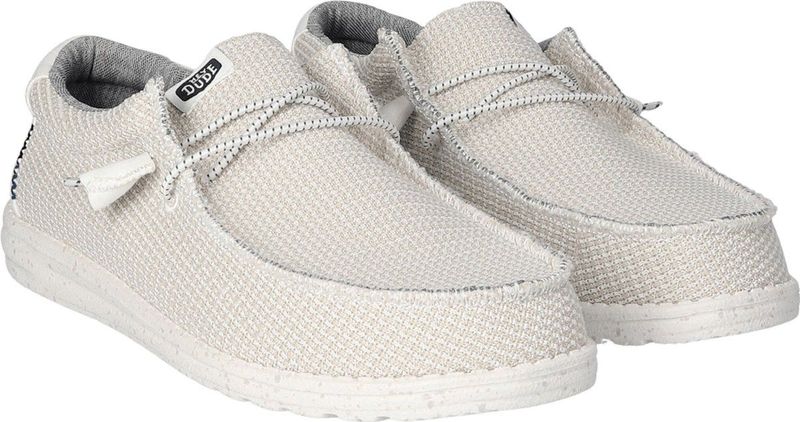 HEYDUDE Wally Sport Mesh Instapschoen - Beige Wit