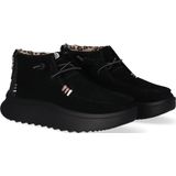 HEYDUDE - Wendy Peak Hi Suede Dames Instappers Black