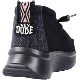 HEYDUDE - Wendy Peak Hi Suede Dames Instappers Black