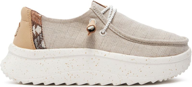 HEYDUDE - Wendy Peak - Dames Instappers - Natural - Traagschuim