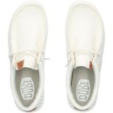 HEYDUDE - Wally Funk Nylon Craft Heren Instappers - Stone White