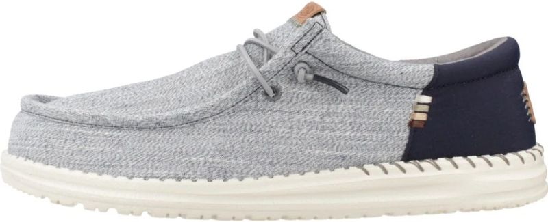 HEYDUDE - Wally Funk Nylon Craft - Heren Instappers - Navy - Nylon