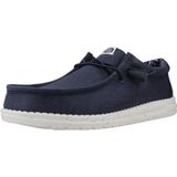 HEYDUDE Wally Canvas - Casual instappers - Marineblauw - Canvas