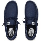 HEYDUDE Wally Canvas - Casual instappers - Marineblauw - Canvas