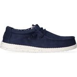 HEYDUDE Wally Canvas - Casual instappers - Marineblauw - Canvas