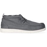 HEYDUDE Wally Mid Canvas Heren Instappers Grey Maat 45