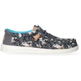 HEYDUDE - Wally H2O Instappers - Tropical Black - Ademend Materiaal