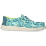 Instapper HEYDUDE Men Wally H2O Tropical Blue / Tropical-Schoenmaat 40