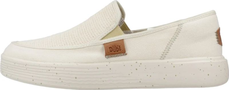 HEYDUDE Sunapee Instappers - Beige - Katoen - Flexibel en Wasbaar