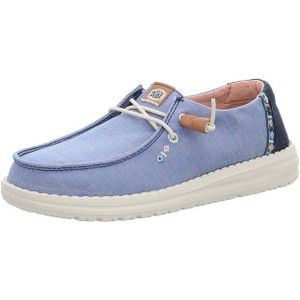 HEYDUDE - Wendy - Instapper - Blue - Chambray - Katoenen Voering