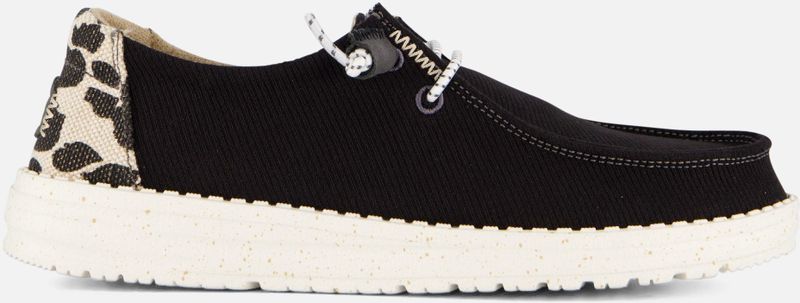 HEYDUDE Wendy - Instappers - Zwart - Flexibel en Wasbaar