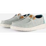 HEYDUDE Wendy Heathered Slub Instappers - Blauw - Canvas - Dames