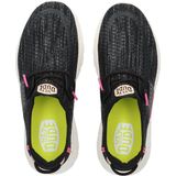 HEYDUDE  Sirocco W Sport Stripe  Sneakers  dames Zwart