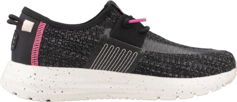 HEYDUDE  Sirocco W Sport Stripe  Sneakers  dames Zwart