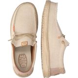 HEYDUDE - Wally Coastline Jute - Instapper - Silver - Gerecycled Textiel, Katoen