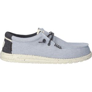 HEYDUDE - Wally Coastline Jute - Instapper - Silver - Gerecycled Textiel, Katoen