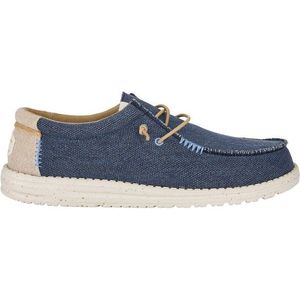 HeyDude Wally Coastline Jute Sneakers (Heren |blauw/beige)