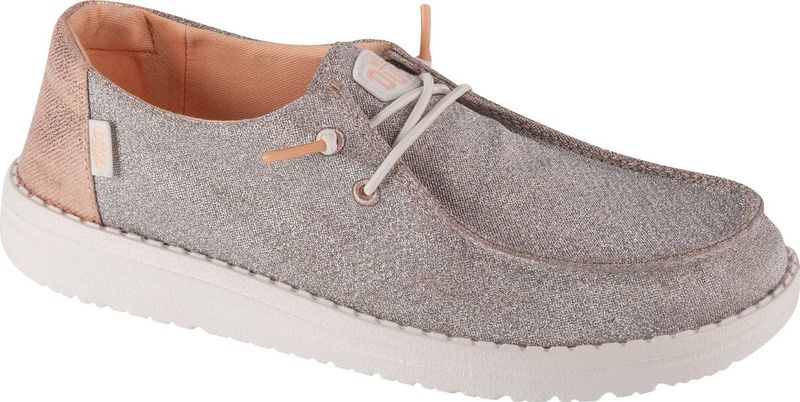 HEYDUDE Wendy - Instappers - Roze - Gerecycled Textiel - Met Memory Foam