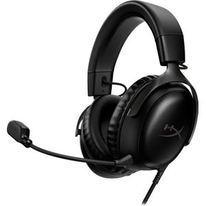 HYPERX Cloud III bekabelde gamingheadset PC PS5 Xbox-serie X|S schuine drivers van 53 mm DTS Memory Foam Stevig frame Ultraheldere microfoon van 10 mm USB-C USB-A 3,5 mm