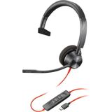 POLY Blackwire 3310 Microsoft Teams Certified USB-C Headset TAA